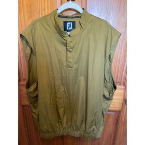 FootJoy Golf Windbreaker Vest Sleeveless Performance Athletic Outerwear XL‎